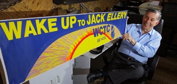 Jack Ellery, WCTC radio, Central New Jersey